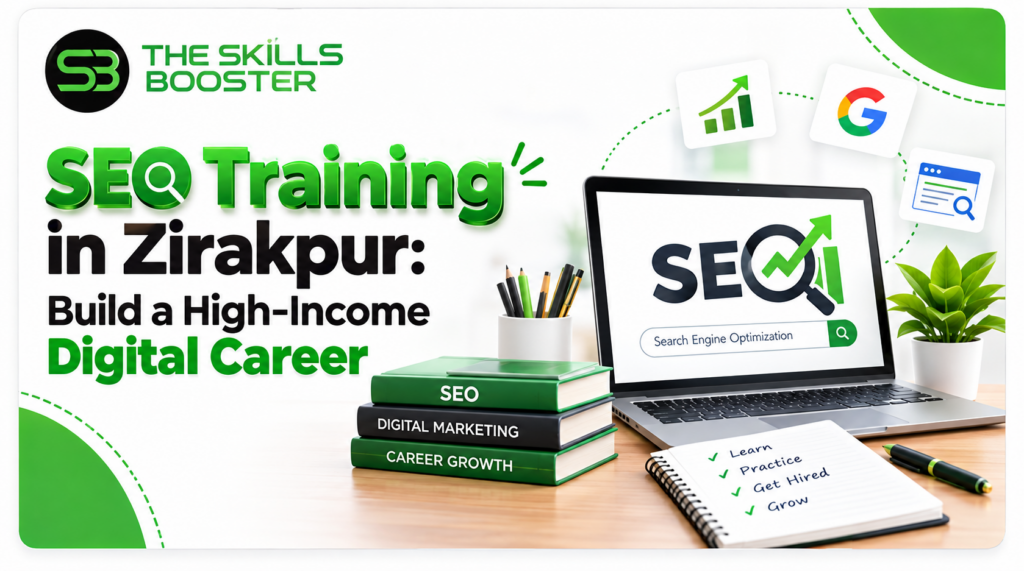 SEO training in Zirakpur at The Skills Booster